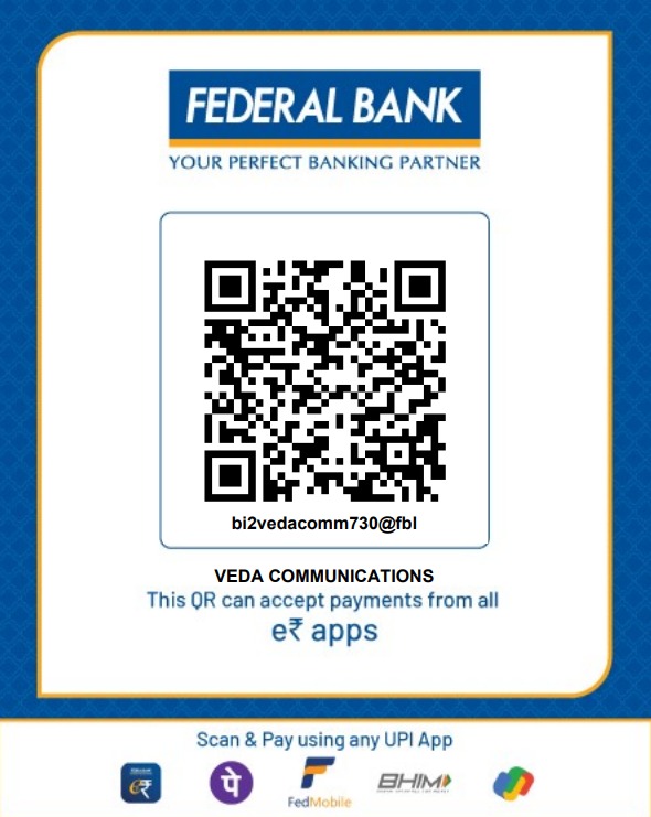 Veda Communications UPI QR code